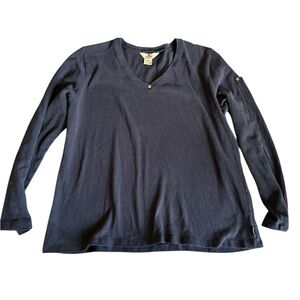 Woolrich Vintage Black Long Sleeve Tee